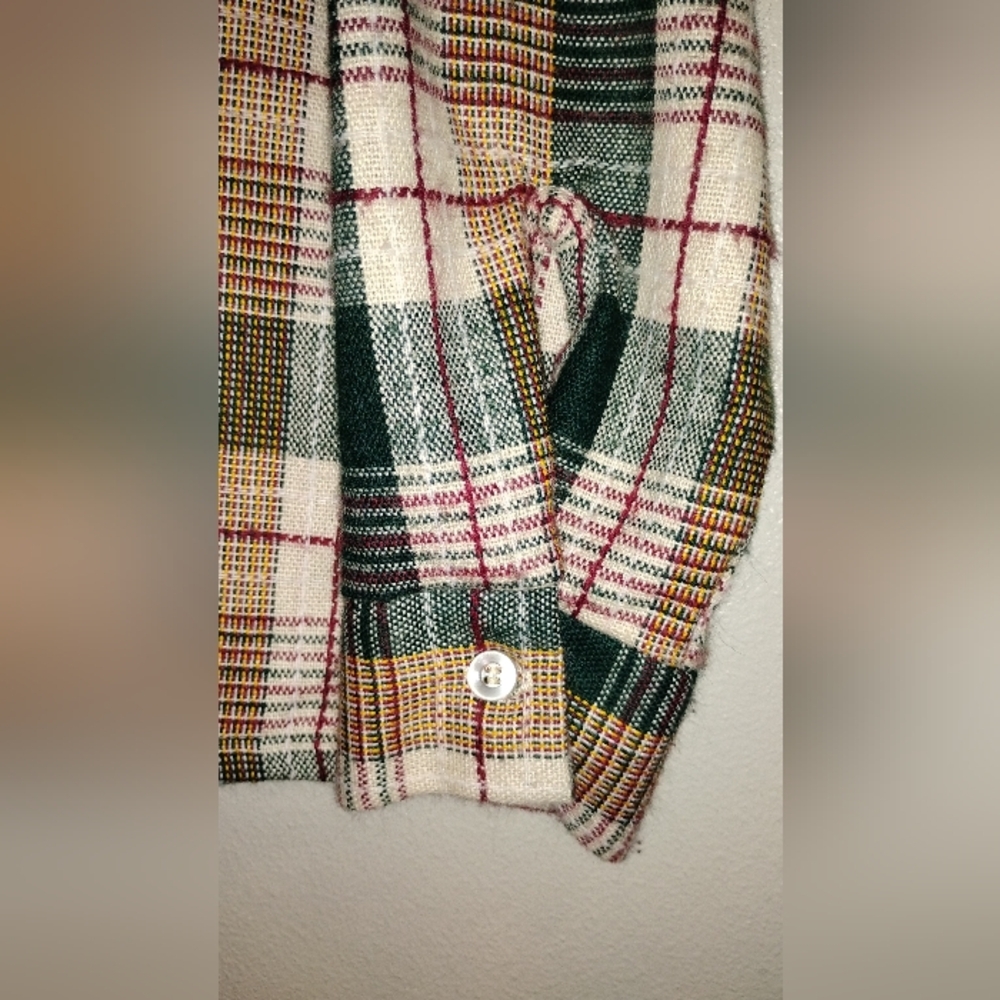 VINTAGE PLAID SHIRT NWOT - Picture 6 of 8